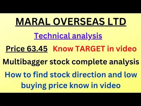 maral overseas limited share price.